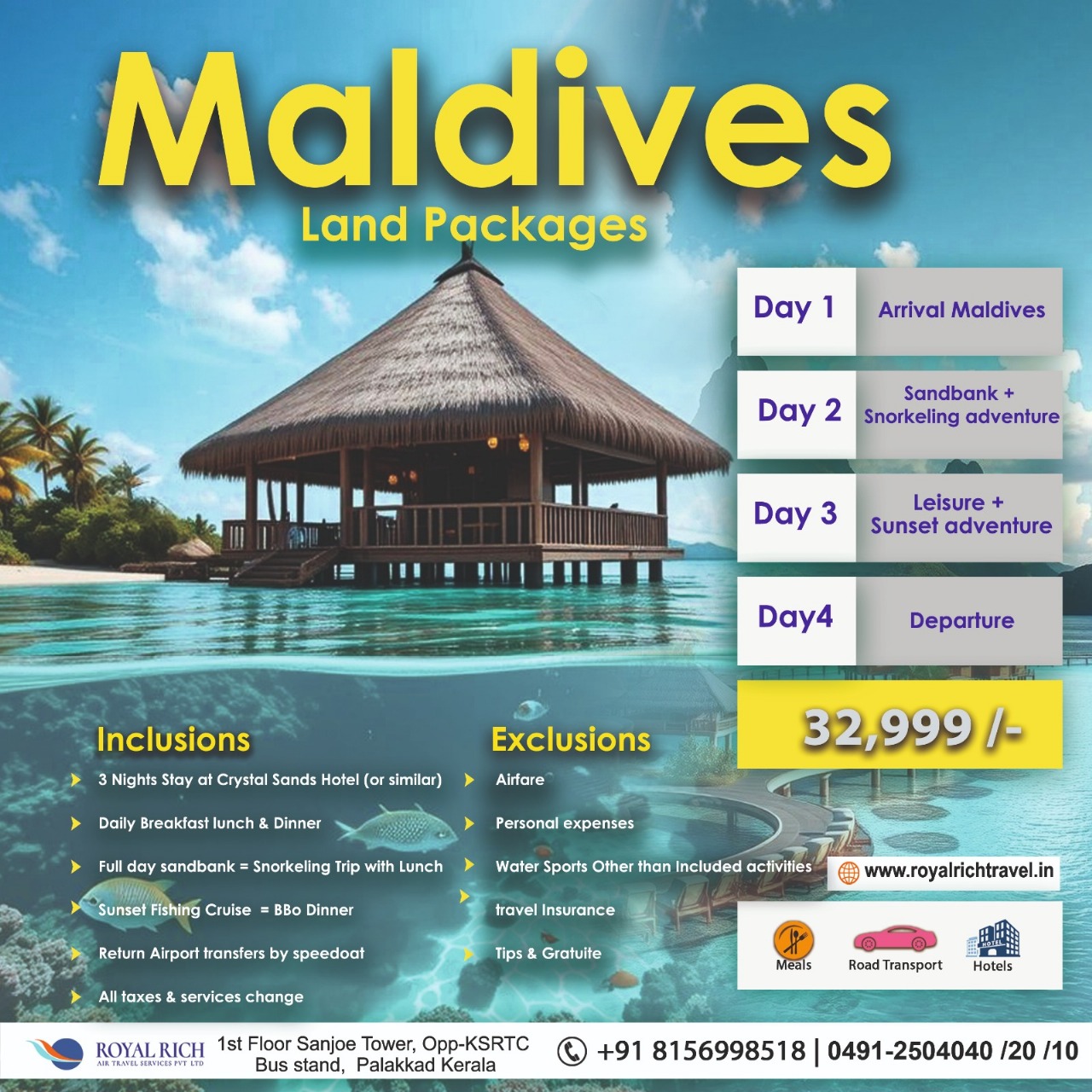 Maldives Land Package